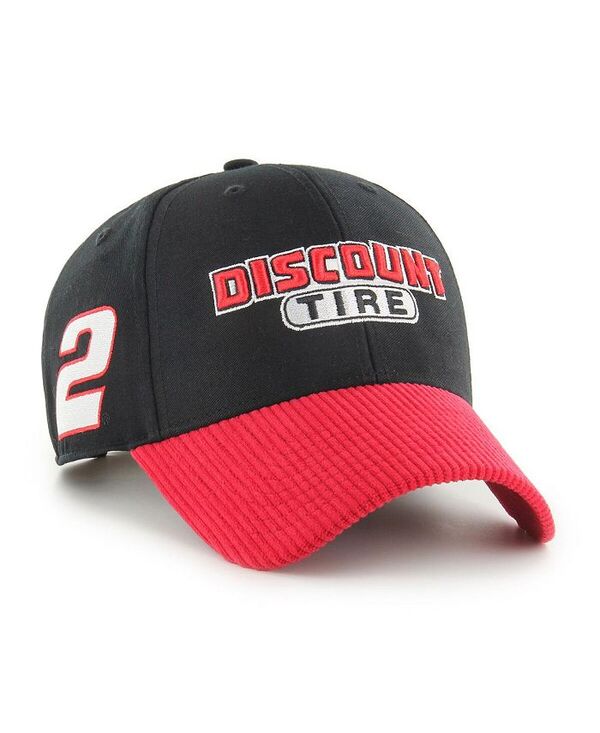47 ブランド メンズ アクセサリー 帽子 コーデュロイ '47 Brand Men's Black Austin Cindric Discount Tire Triple Hit Corduroy Adjustable Hat Black ブラック