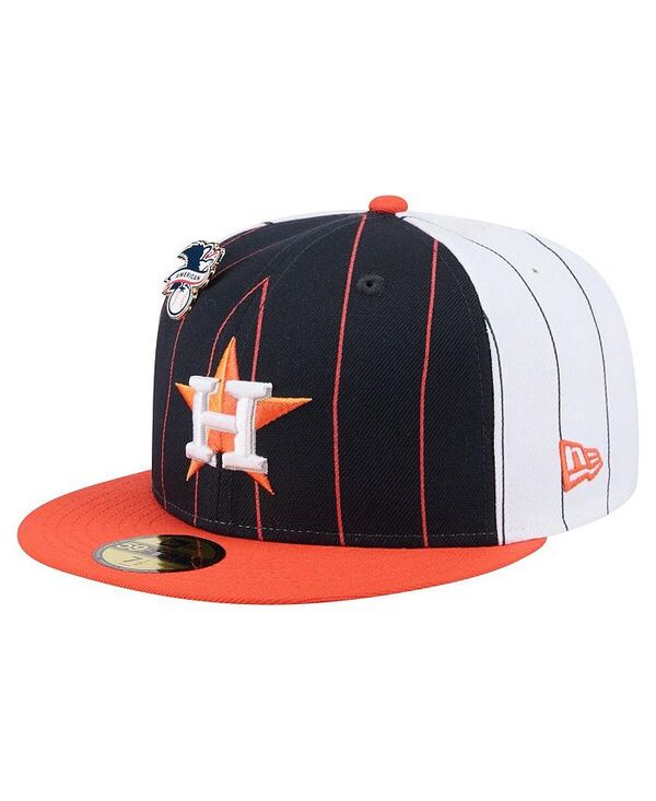 ニューエラ メンズ アクセサリー 帽子 New Era Men's Navy Houston Astros Pinstripe 59FIFTY Hat Navy ネイビー