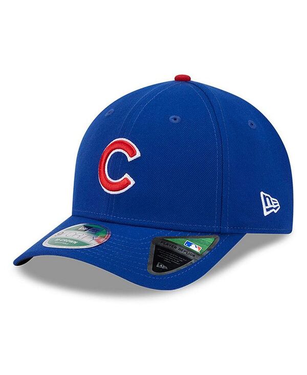 ニューエラ メンズ アクセサリー 帽子 New Era Men's Royal Chicago Cubs Player Replica 9FORTY Adjustable Hat Royal|ReVida 店