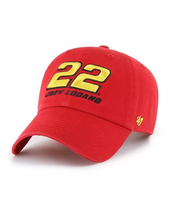 47 ブランド メンズ アクセサリー 帽子 '47 Brand Red Joey Logano Clean Up Adjustable Hat Red レッド