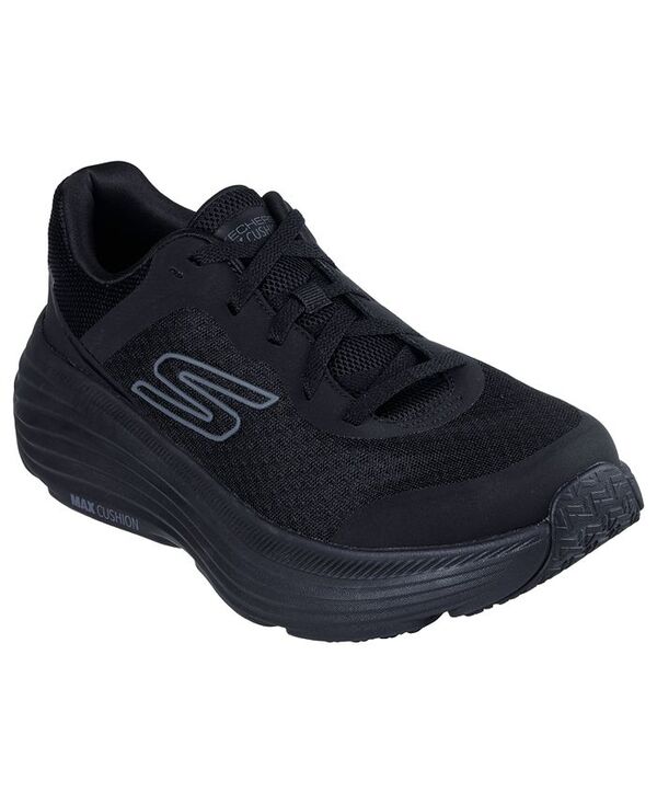 スケッチャーズ メンズ シューズ スニーカー Skechers Men's Max Cushioning - Endeavor Running Sneakers from Finish Line Black ブラック