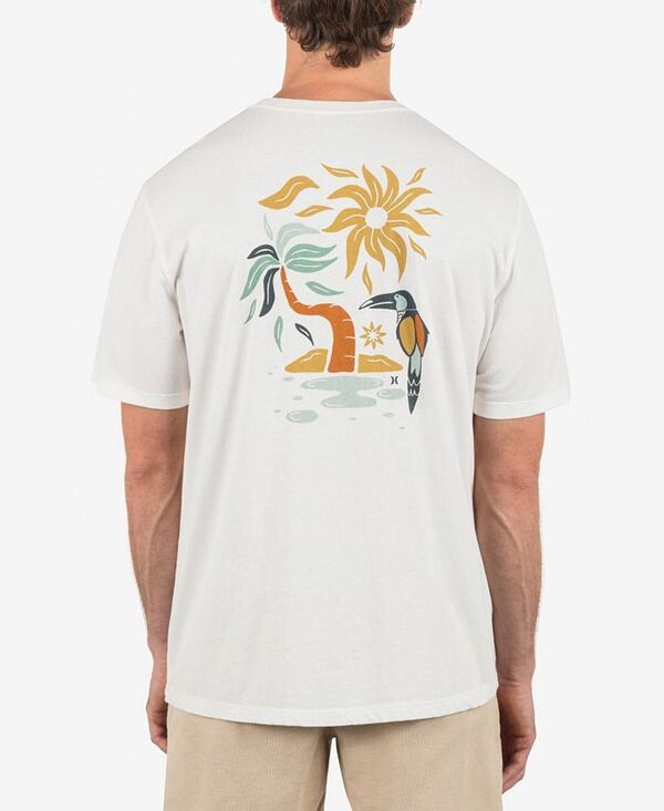 ハーレー メンズ トップス Tシャツ Hurley Men Youcan Tucan Short Sleeve T-Shirt Barely Bone