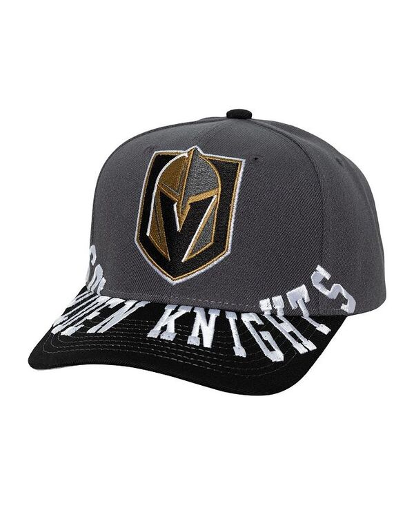 ミッチェル&ネス メンズ アクセサリー 帽子 Mitchell & Ness Men's Gray/Black Vegas Golden Knights Underarch Two-Tone Pro Crown Snapback Hat Gray Black ブラック