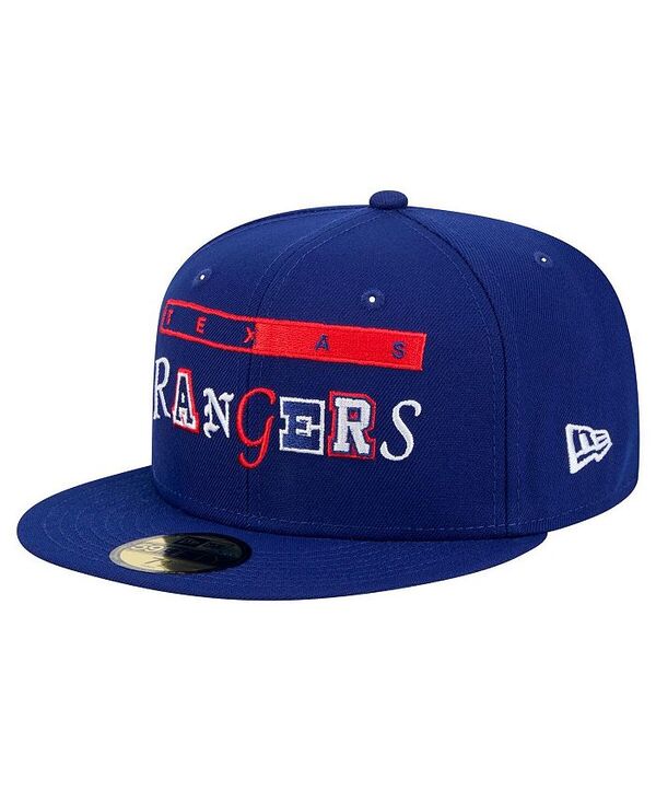 ニューエラ メンズ アクセサリー 帽子 New Era Men's Royal Texas Rangers Ransom 59FIFTY Fitted Hat Royal