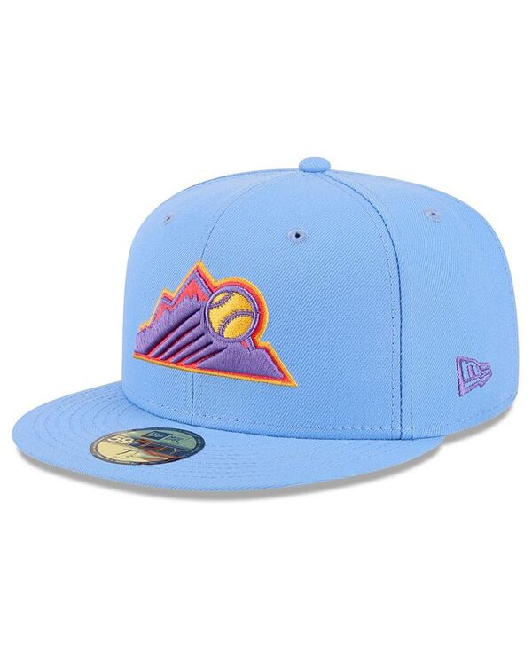 ニューエラ メンズ アクセサリー 帽子 New Era Men's Light Blue Colorado Rockies 2025 City Connect 59FIFTY Fitted Hat Light Blue ブルー