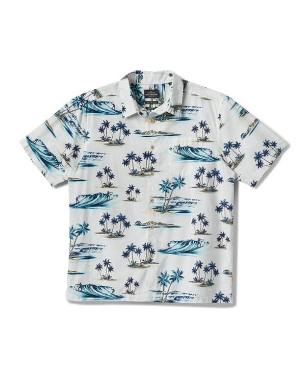 クイックシルバー ウォーター マン メンズ トップス シャツ Quiksilver Waterman Quiksilver Men's Day Dreamin' Woven Shirt White ホワイト