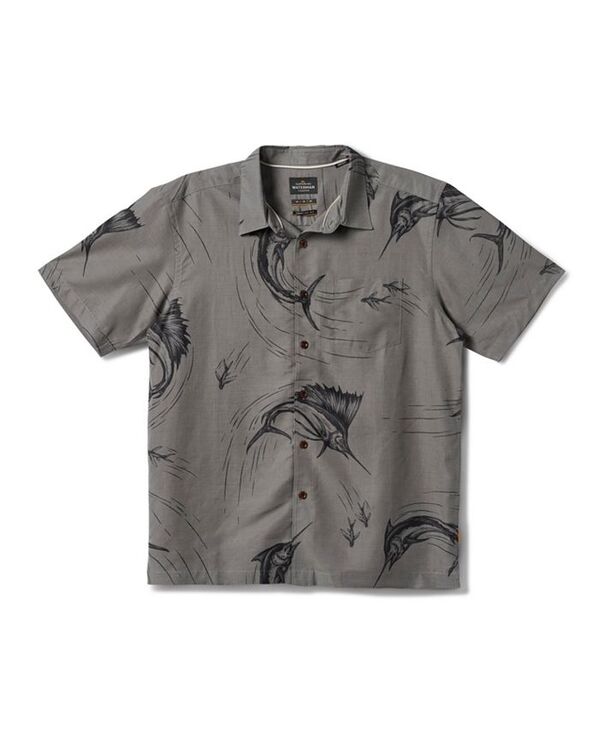 クイックシルバー ウォーター マン メンズ トップス シャツ Quiksilver Waterman Quiksilver Men's The Chase Woven Shirt Smoke pearl パール