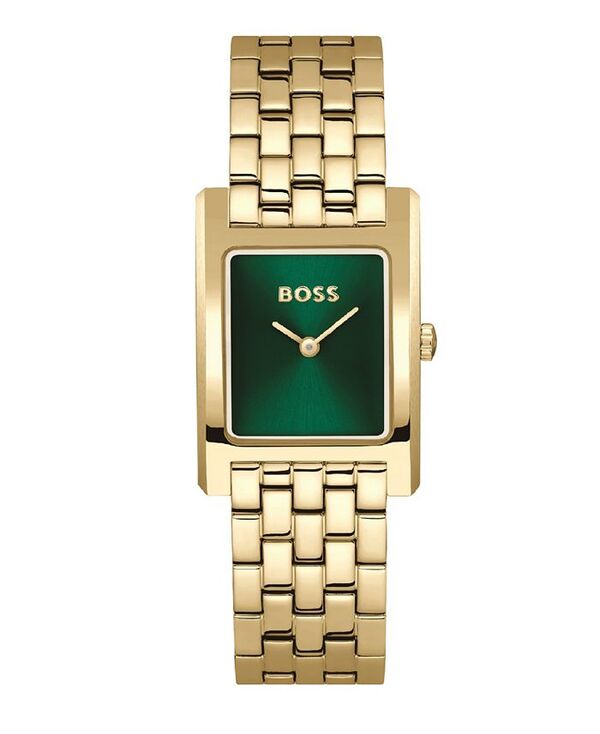 ヒューゴボス レディース アクセサリー 腕時計 Tシャツ Hugo Boss Women's Lucy Quartz Basic Slim Ionic Plated Thin Gold Steel Watch 23mm Gold-tone ゴールド