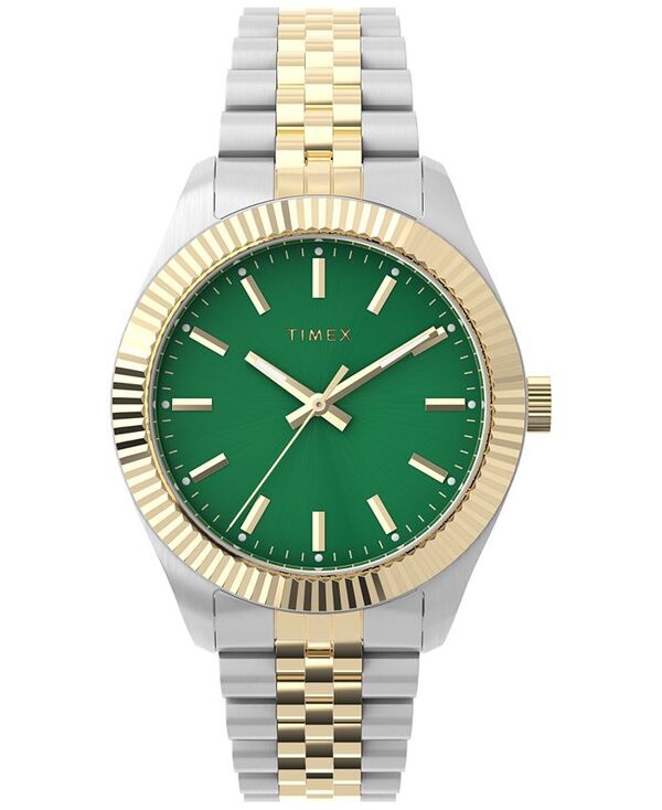 タイメックス レディース アクセサリー 腕時計 Tシャツ Timex Women's Analog Two-Tone Stainless Steel Watch 36mm Two-Tone｜ReVida 店