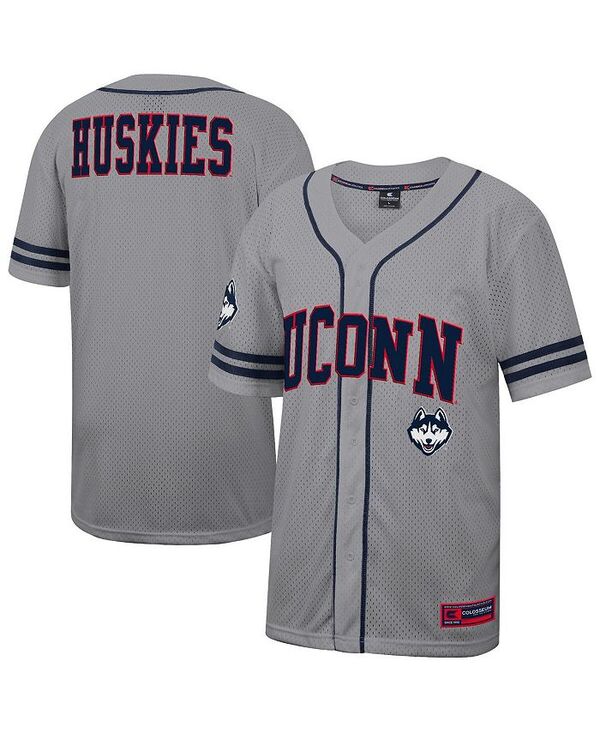 コロシアム メンズ トップス シャツ ジャージー Colosseum Men's Gray UConn Huskies Free Spirited Baseball Jersey Gray グレー