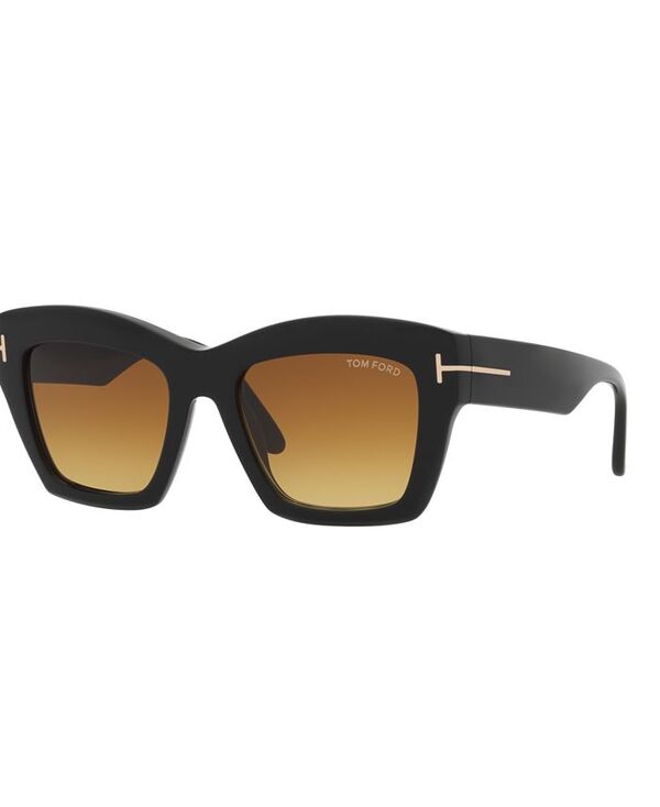 トム・ジェラルド・r・フォード レディース 付属物 サングラス・アイウェア Tom Ford Women\u0027s Large Sunglasses FT1191 TR001936 Black Shiny 黒いこと
