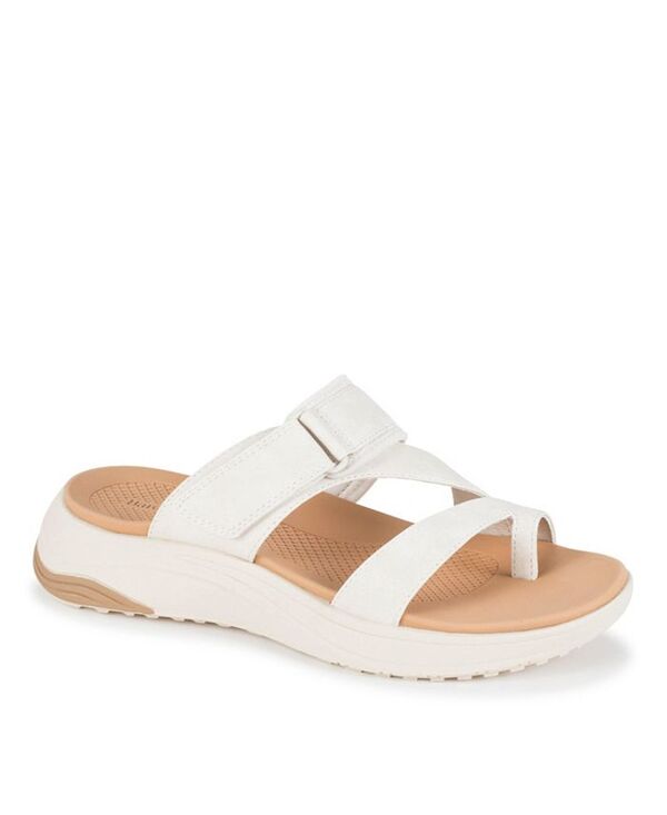 ベアトラップス レディース シューズ サンダル Baretraps Women's Jordy Slide Wedge Sandals Cream クリーム|ReVida 店