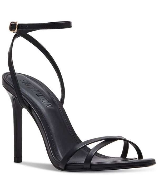 スティーブ マデン レディース シューズ サンダル ヒール Steve Madden Women's Jypsey Strappy High-Heel Dress Sandals Black ブラック