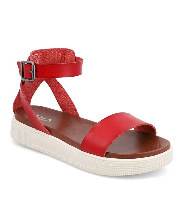 ミア レディース シューズ サンダル MIA Women's Ellen Round Toe Sandals Red レッド