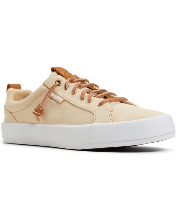 スペリー レディース シューズ スニーカー レース Sperry Women Bermuda Beach Twill Lace Up Sneakers Light Beige ベージュ