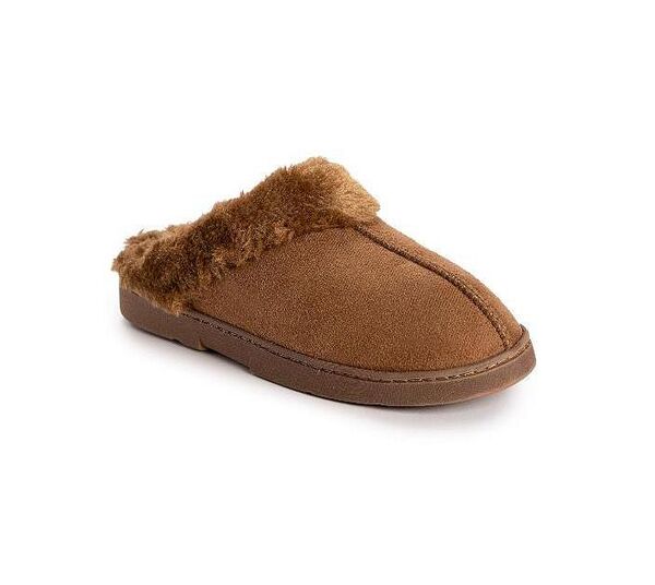 ムクルクス レディース シューズ サンダル スエードクロス MUK LUKS Women\u0027s Faux Suede Clog Slippers Brown/brown 赤銅色 靴-レディース靴-サンダル