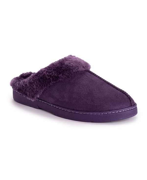ムクルクス レディース シューズ サンダル スエード MUK LUKS Women's Faux Suede Clog Slippers Grape グレープ