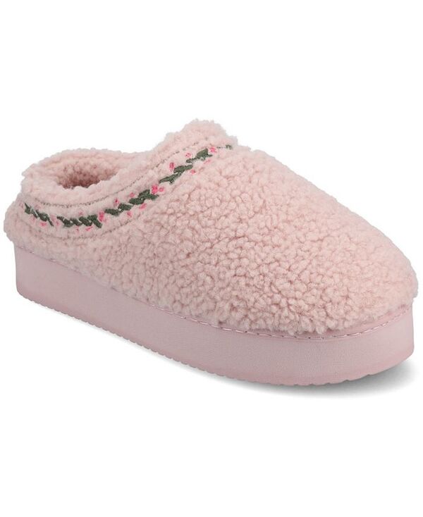 ジュルネ コレクション レディース シューズ サンダル Journee Collection Women's Pallmer Round Toe Sippers Rose
