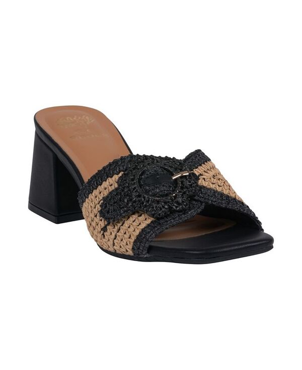 ジーシーシューズ レディース シューズ サンダル ヒール GC Shoes Women's Liza Block Heel Dress Sandals Black ブラック