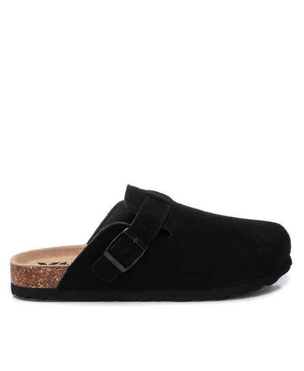 キシタイ レディース シューズ サンダル スエード Women's Suede Clogs By XTI Black ブラック｜ReVida 店
