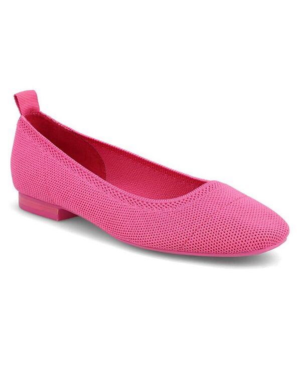 ミア レディース シューズ パンプス ニット MIA Women's Rasia Ballet Knit Round Toe Flats Hot Pink ピンク｜ReVida 店