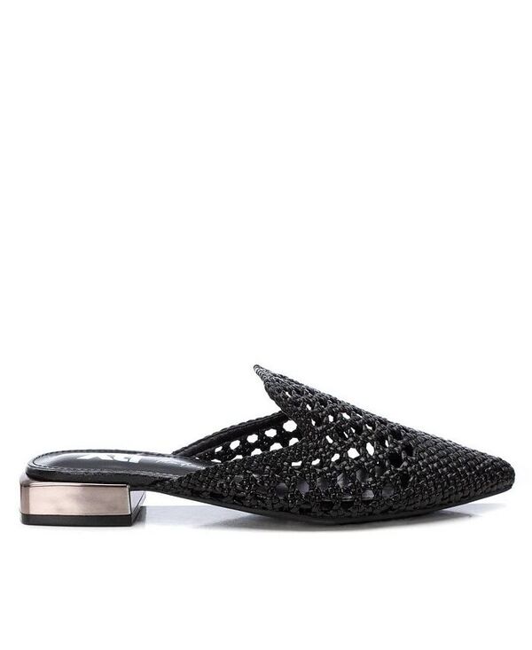 キシタイ レディース シューズ サンダル Women's Braided Mules By XTI Black ブラック