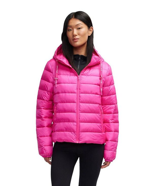 パジャール レディース アウター ジャケット・ブルゾン PAJAR Women's Kateri Light Weight Boxy Puffer Pink glow ピンク
