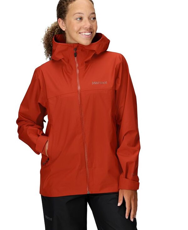 マーモット レディース アウター ジャケット・ブルゾン ミニ ジャケット Marmot Women's Minimalist Pertex Hooded Collar Jackets Sumac