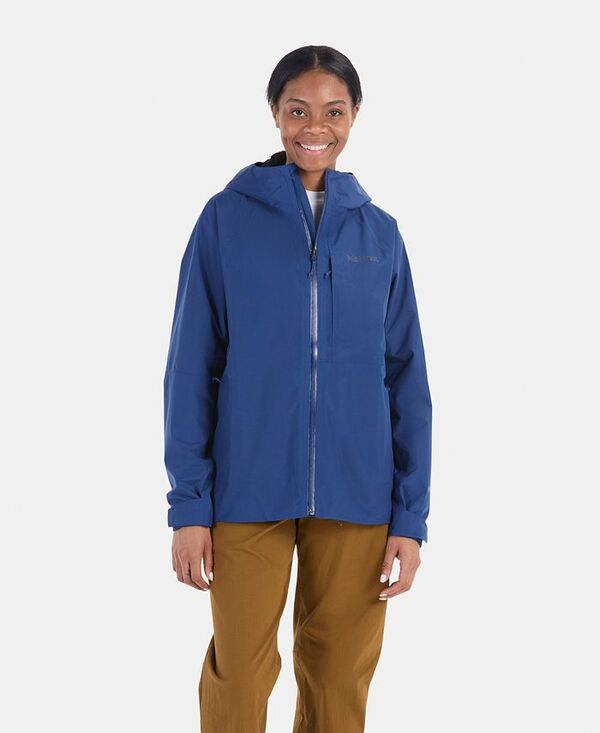 マーモット レディース アウター ジャケット・ブルゾン ジャケット Marmot Women's Waypoint GORE-TEX Hooded Collar Jackets Twilight Blue ブルー|ReVida 店