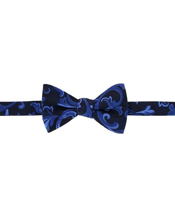 トラファルガー メンズ アクセサリー ネクタイ シルク TRAFALGAR Men's Christian the Romantic Brocade Silk Bow Tie Royal blue ブルー