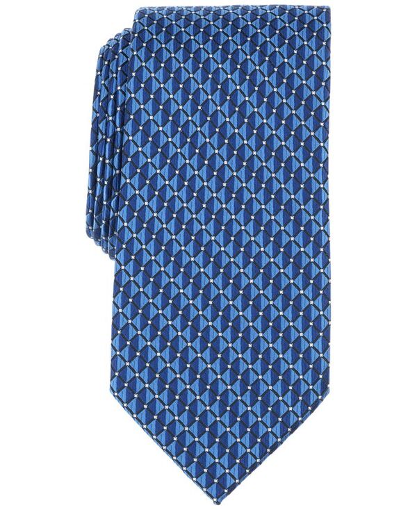 ペリーエリス メンズ 付属物 タイ ミニ Perry Ellis Portfolio Perry Ellis Men\u0027s Tucker Mini-Pattern Tie Navy 米国海軍 ネクタイ-バッグ・小物・ブランド雑貨-スーツ用ファッション小物