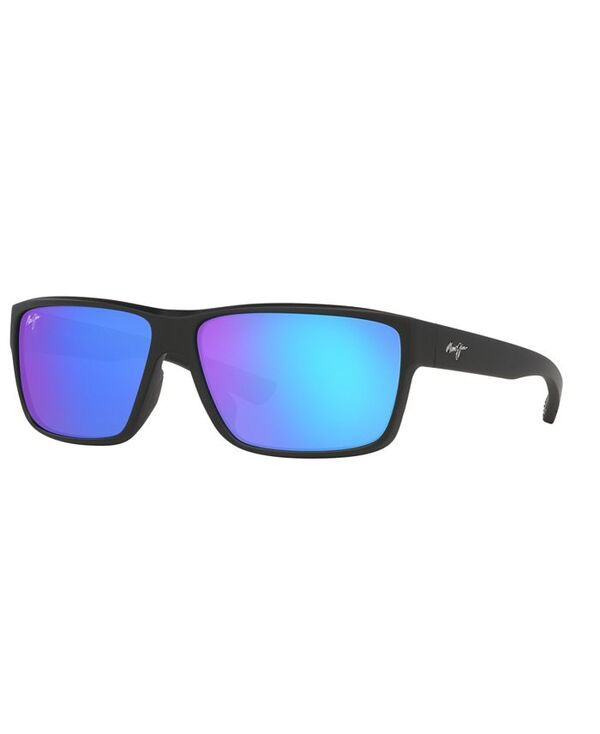 マウイ体育館 メンズ 付属品 サングラス・アイウェア Maui Jim Men\u0027s Uila Polarized Sunglasses MJ000785 Black Matte 黒いこと
