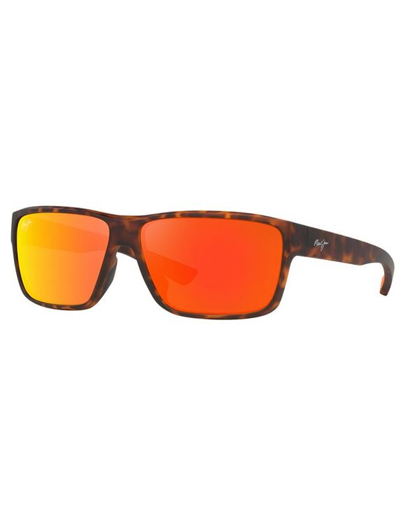 マウイジム メンズ アクセサリー サングラス・アイウェア Maui Jim Men's Uila Polarized Sunglasses MJ000785 Tortoise Matte