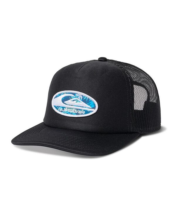 クイックシルバー メンズ アクセサリー 帽子 キャップ Quiksilver Men's Slab Grifter Cap Black ブラック