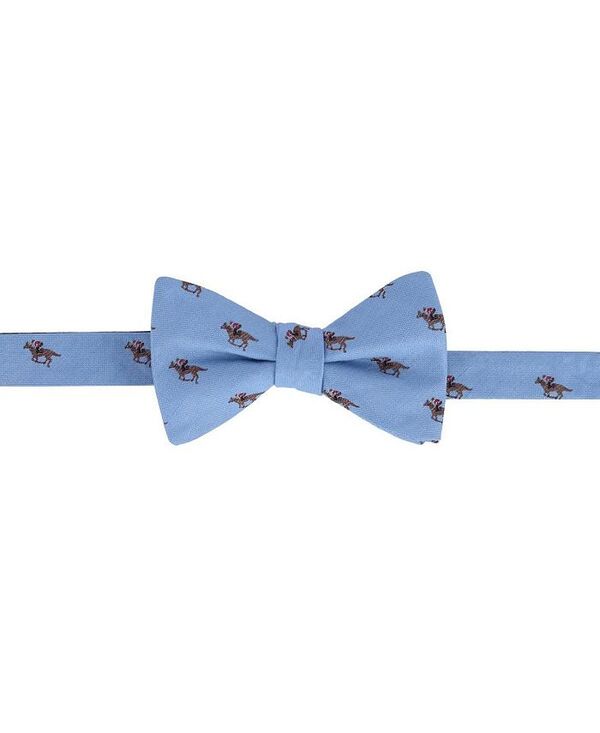 トラファルガー メンズ アクセサリー ネクタイ ダウン リネン TRAFALGAR Men's Down The Stretch Racehorse Linen Blend Bow Tie Light blue ブルー