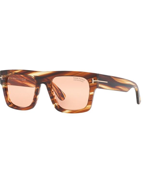 トム・ジェラルド・r・フォード メンズ 添え物 サングラス・アイウェア Tom Ford Men\u0027s Fausto Photochromic Sunglasses TR001917 Tortoise Blonde