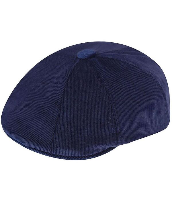 カンゴール メンズ アクセサリー 帽子 Kangol Men's Cord Hawker Newsboy Navy ネイビー|ReVida 店