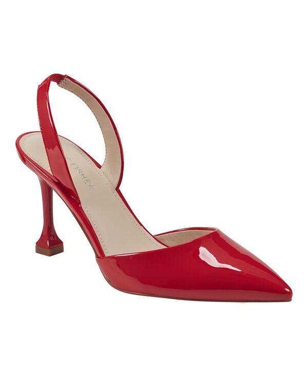 マークフィッシャー レディース シューズ パンプス Marc Fisher Women's Hadya Pointy Toe Stiletto Slingback Pumps Red Patent レッド