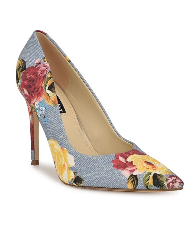 ナインウェスト レディース シューズ パンプス Nine West Women's Fresh Stiletto Pumps Denim Rose デニム｜ReVida 店