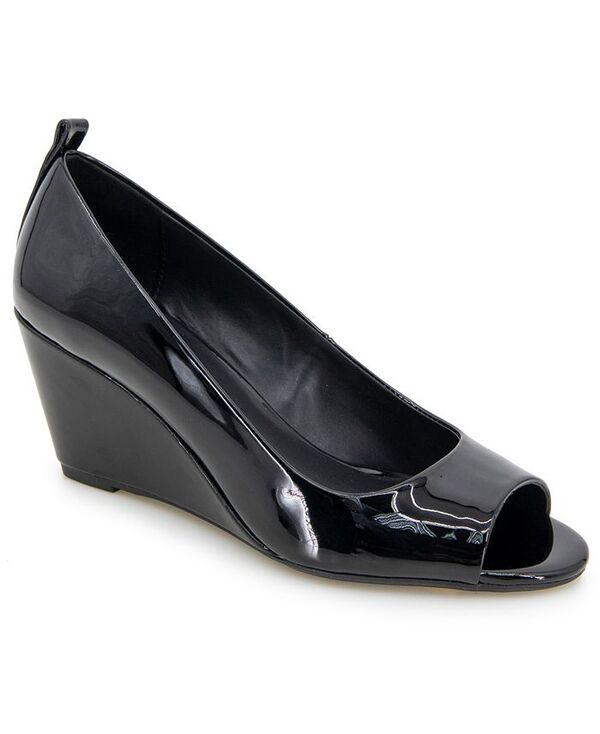 ケネスコール レディース シューズ パンプス Kenneth Cole Reaction Women's Elinor Mid Wedge Pumps Black Patent ブラック|ReVida 店