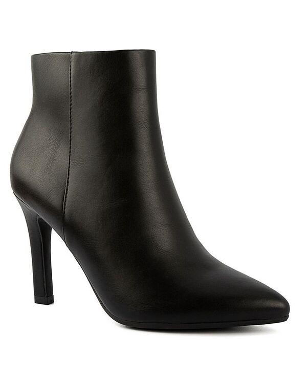 シュガー レディース シューズ ブーツ・レインブーツ Sugar Women's Vecna Pointed Toe Dress Booties Black Smooth ブラック