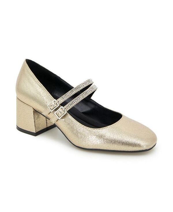 ケネスコール レディース シューズ パンプス Kenneth Cole Reaction Women's Leeann Mary Jane Pumps Soft Gold ゴールド
