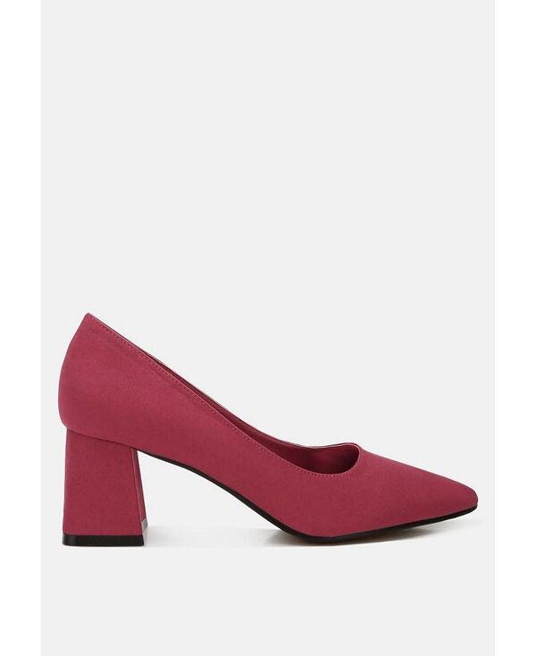 ロンドンラグ レディース シューズ パンプス ヒール London Rag Malai Block Heel Pumps Burgundy バーガンディ