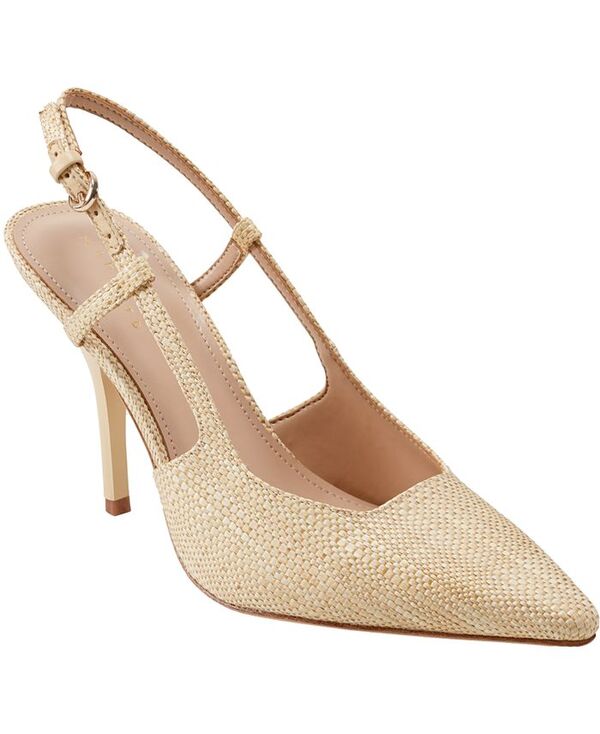 マーク・フィッシャー レディース シューズ パンプス Marc Fisher LTD Women's Torry High Stiletto Slingback Pumps Light Natural Woven