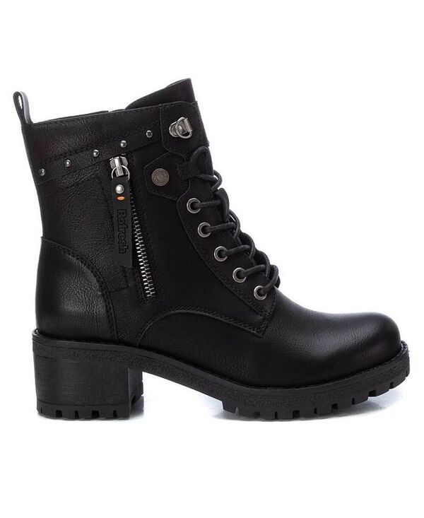 キシタイ レディース シューズ ブーツ・レインブーツ XTI Women's Casual Booties By Black ブラック
