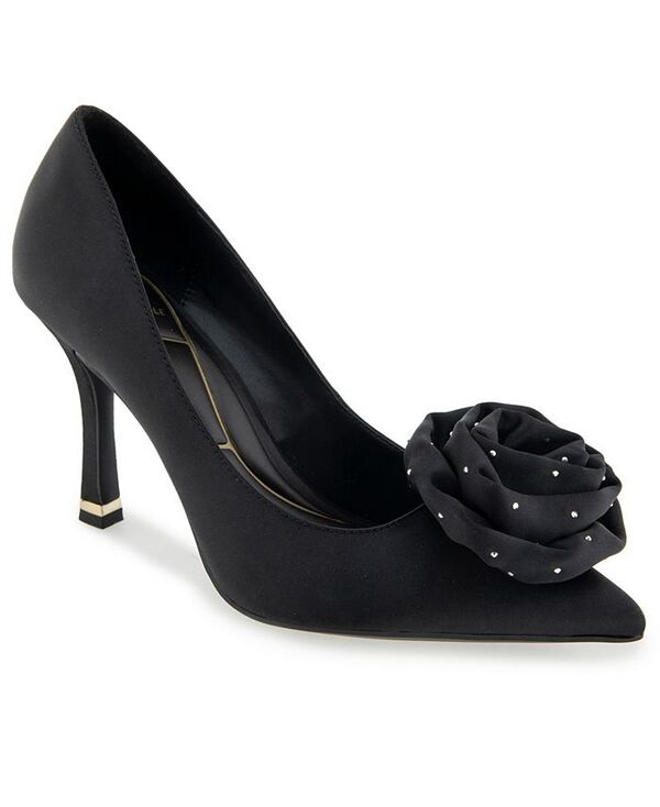 ケネスコール レディース シューズ パンプス Kenneth Cole New York Romi Rosette Slip-On Pumps Black Satin 黒いこと