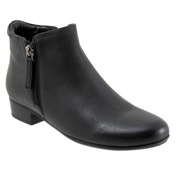 【送料無料】 トロッターズ レディース ブーツ・レインブーツ シューズ Major Embossed Bootie Black画像