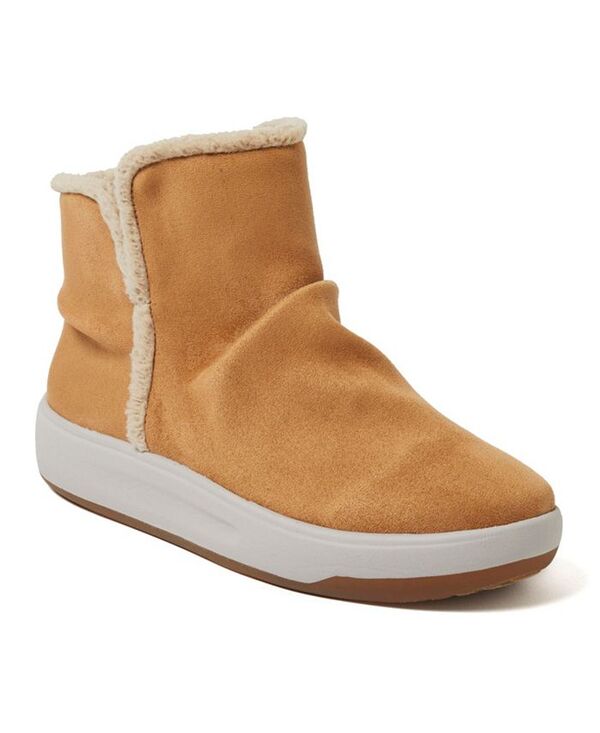 ディアフォームズ レディース シューズ ブーツ・レインブーツ Dearfoams Women's Pine Energy Return Water-Resistant Bootie Whiskey|ReVida 店