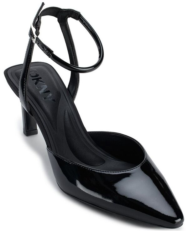 ダナ キャラン ニューヨーク レディース シューズ パンプス アンクル DKNY Women's Charolette Ankle Strap Pumps Black ブラック