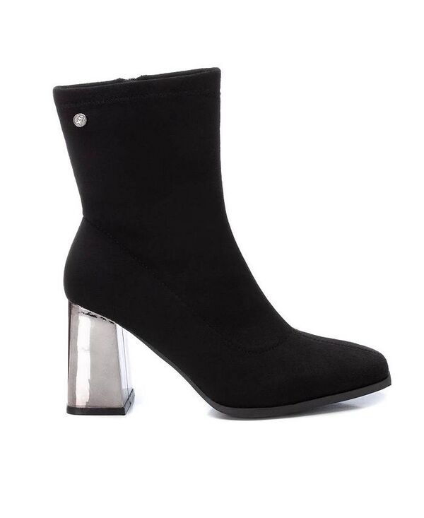キシタイ レディース シューズ ブーツ・レインブーツ スエード ブーツ XTI Women's Casual Suede Booties By Black ブラック